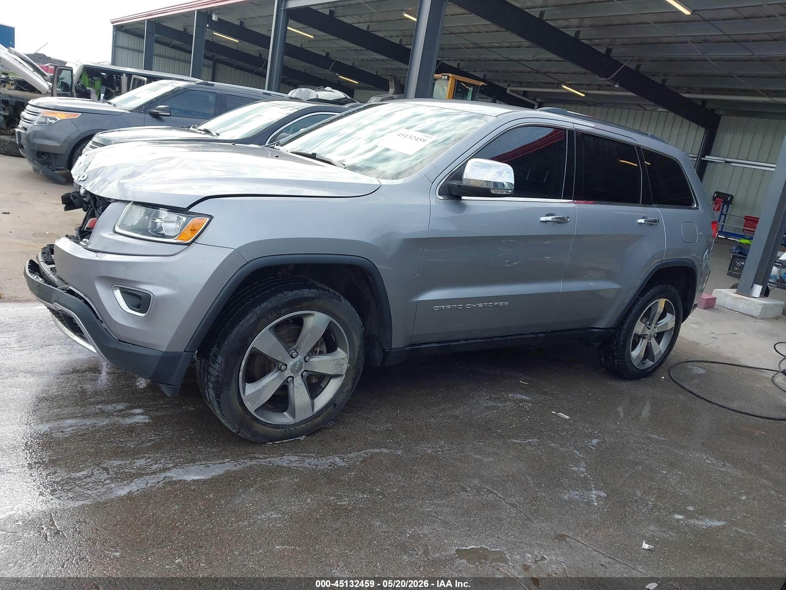 2015 Jeep Grand Cherokee Limited Silver vin: 1C4RJFBG0FC227553