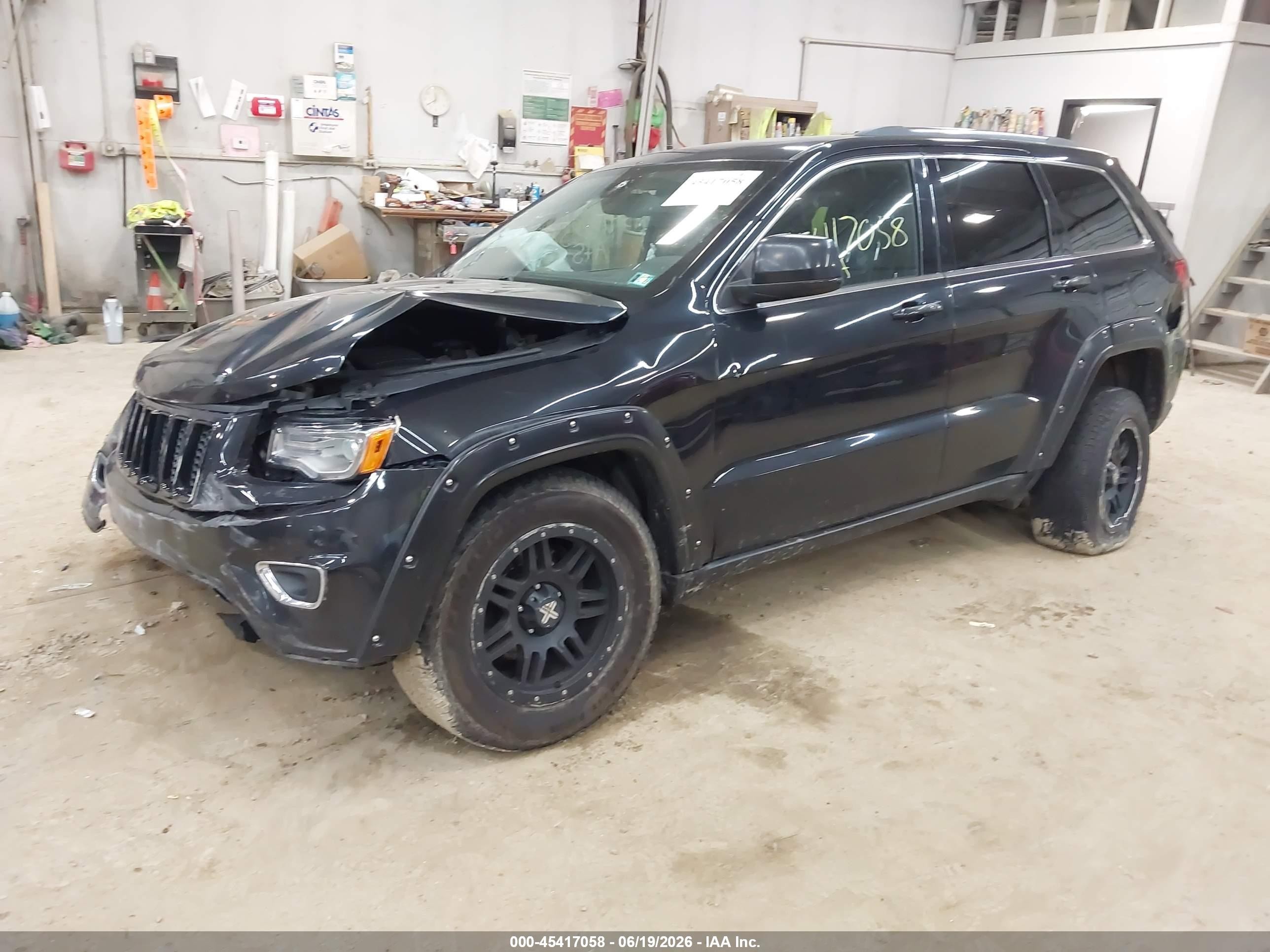 2015 Jeep Grand Cherokee Limited Black vin: 1C4RJFBG0FC233787