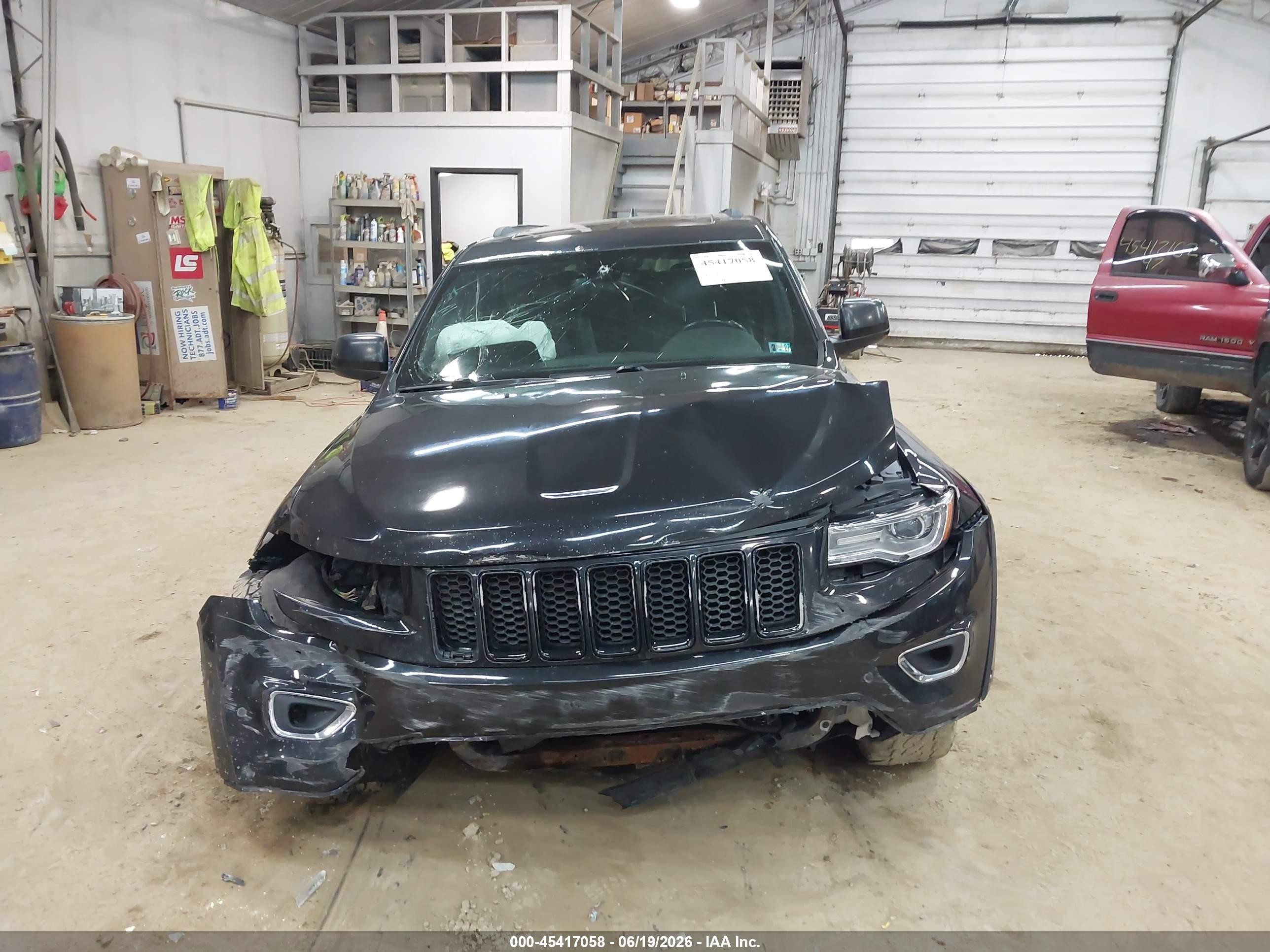 2015 Jeep Grand Cherokee Limited Black vin: 1C4RJFBG0FC233787