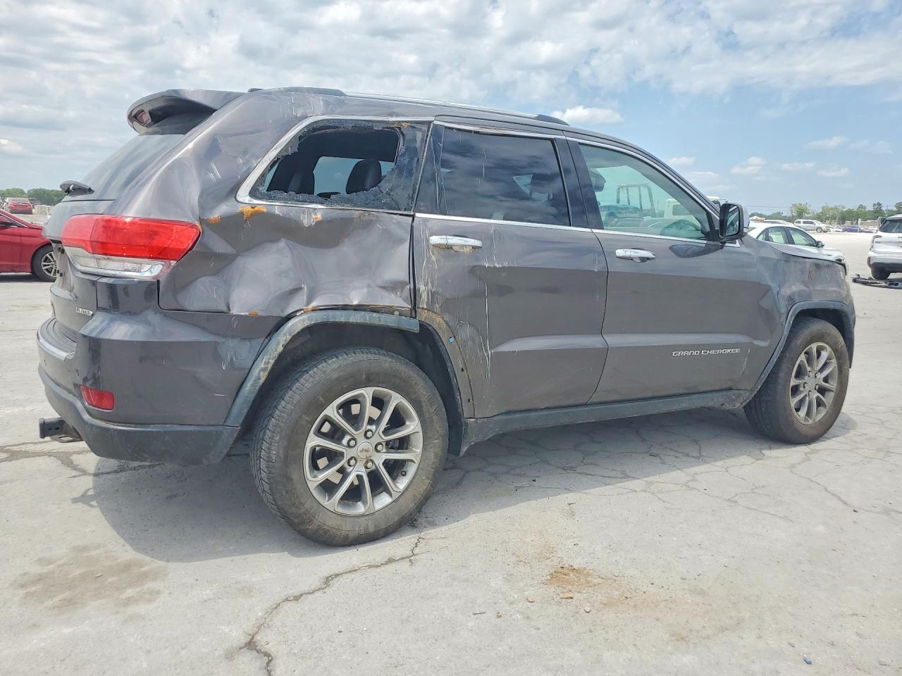 2015 Jeep Grand Cherokee Limited Gray vin: 1C4RJFBG0FC606097