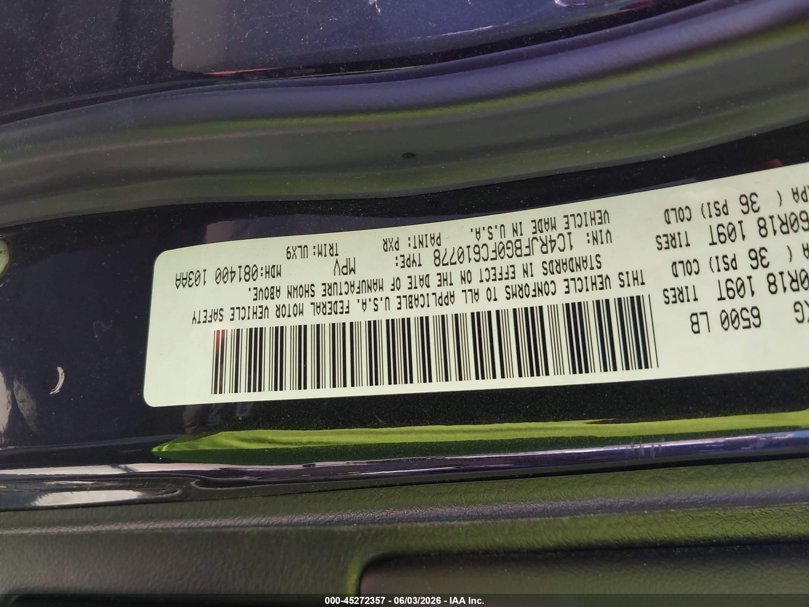2015 Jeep Grand Cherokee Limited Black vin: 1C4RJFBG0FC610778