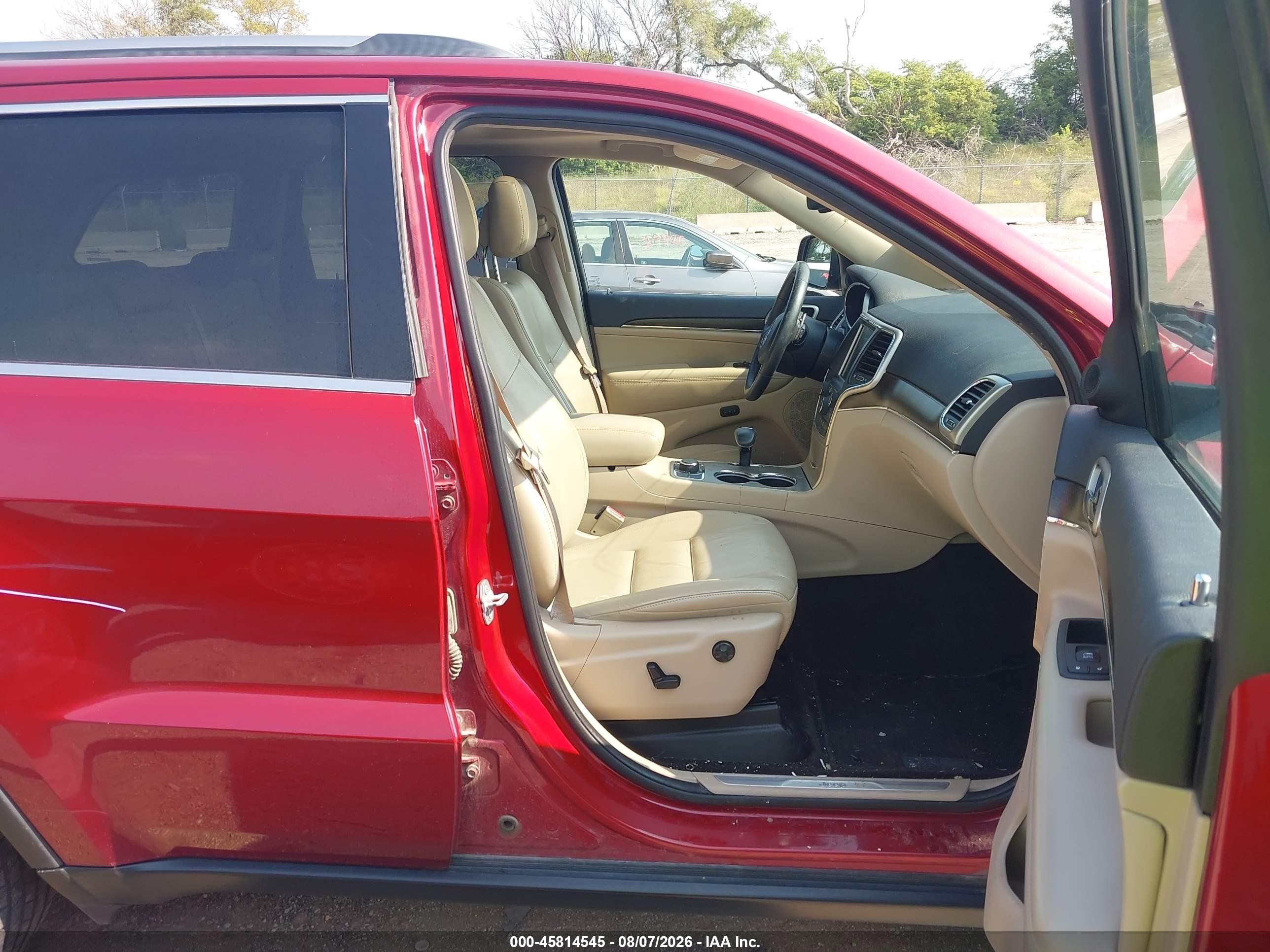 2015 Jeep Grand Cherokee Limited Red vin: 1C4RJFBG0FC627774