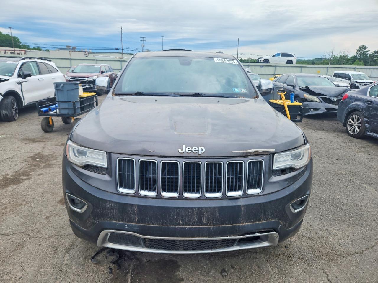 2015 Jeep Grand Cherokee Limited Gray vin: 1C4RJFBG0FC639357