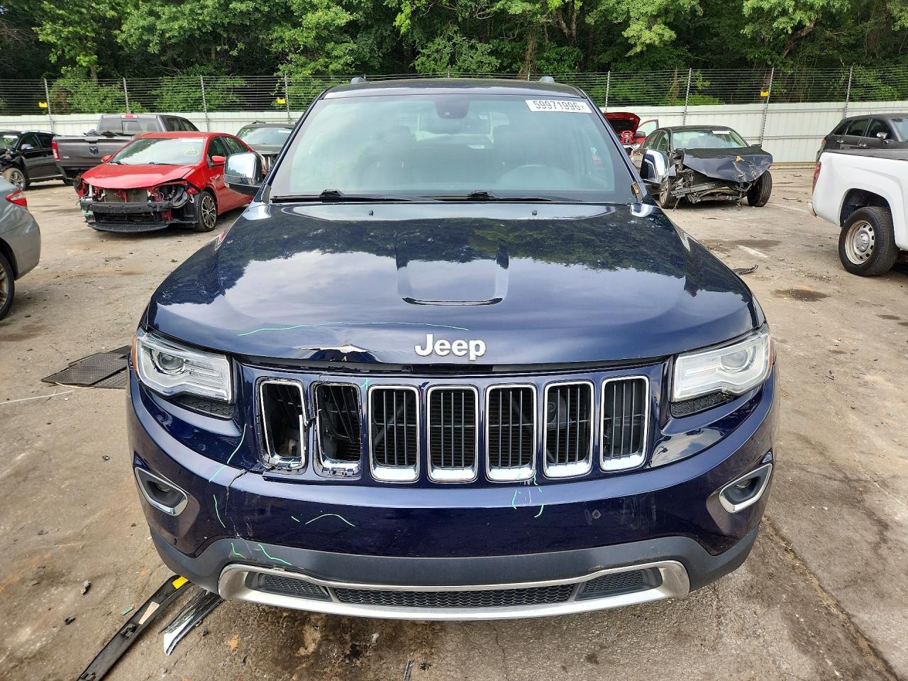 2015 Jeep Grand Cherokee Limited Blue vin: 1C4RJFBG0FC661424