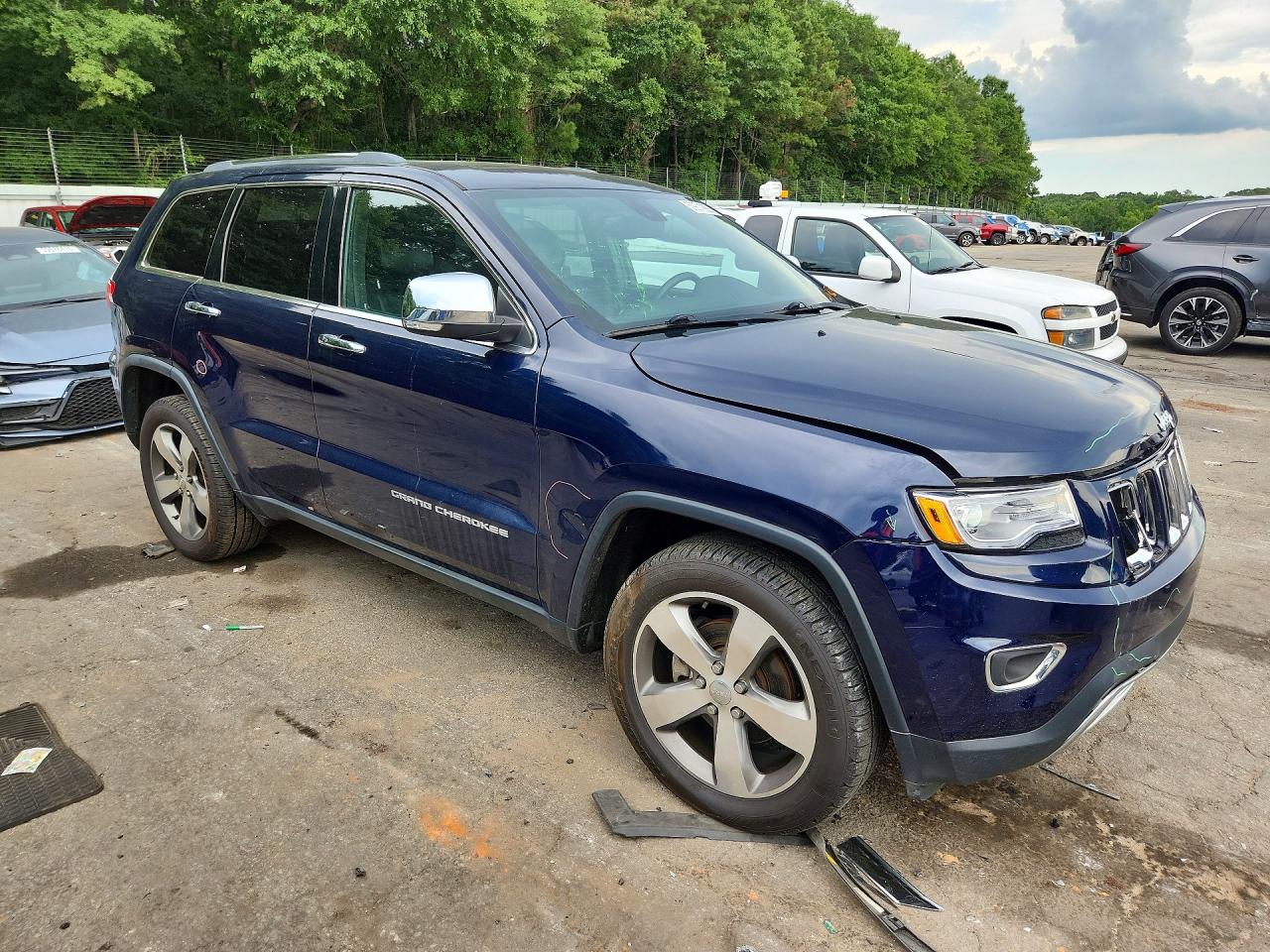 2015 Jeep Grand Cherokee Limited Blue vin: 1C4RJFBG0FC661424