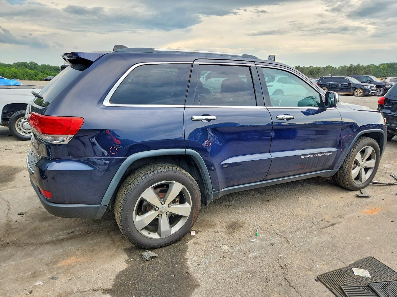 2015 Jeep Grand Cherokee Limited Blue vin: 1C4RJFBG0FC661424