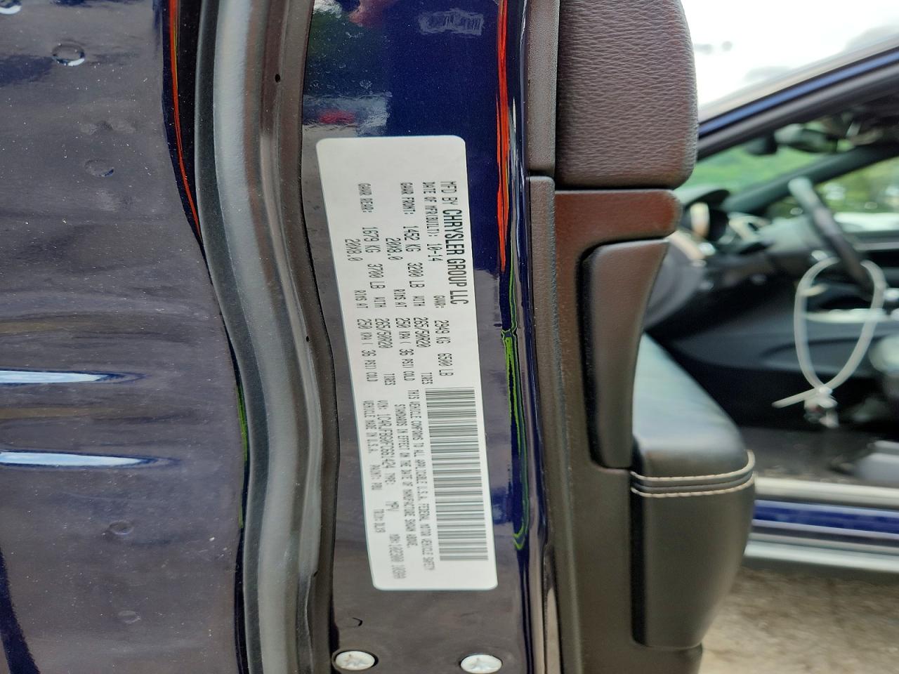 2015 Jeep Grand Cherokee Limited Blue vin: 1C4RJFBG0FC661424