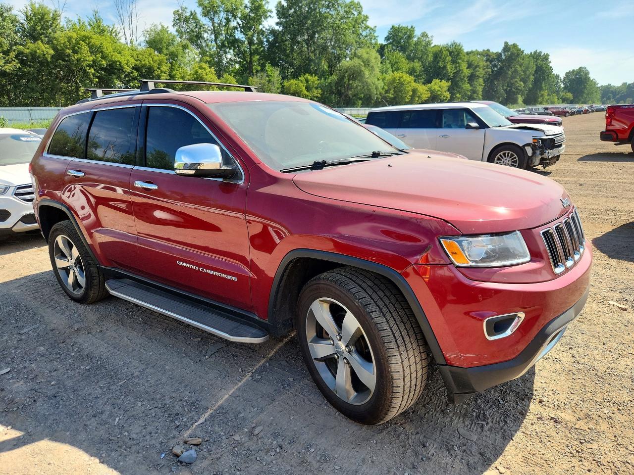 2015 Jeep Grand Cherokee Limited Red vin: 1C4RJFBG0FC662508