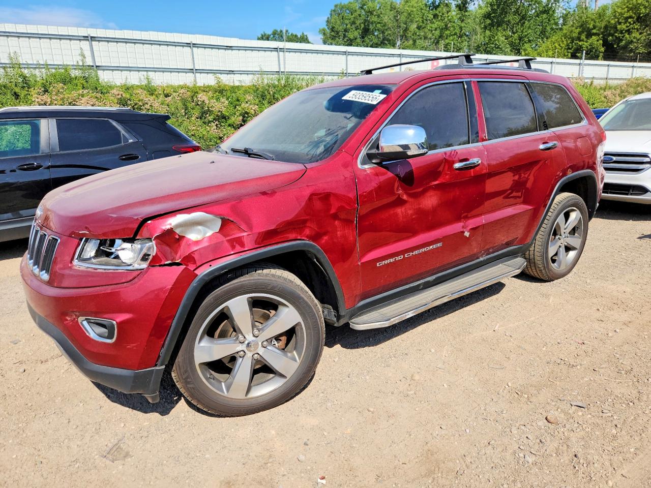 2015 Jeep Grand Cherokee Limited Red vin: 1C4RJFBG0FC662508