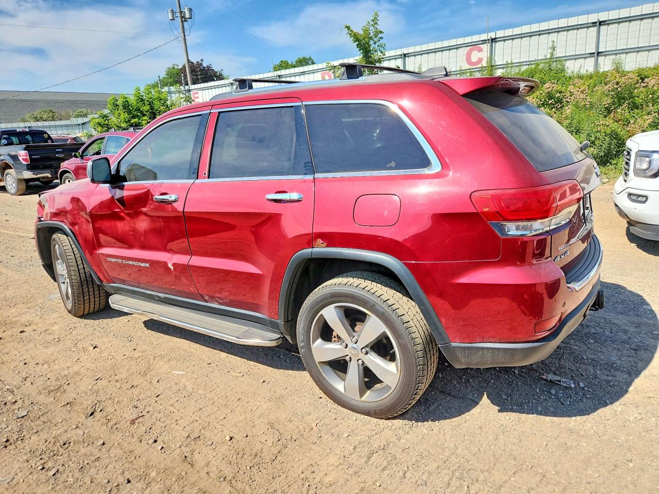 2015 Jeep Grand Cherokee Limited Red vin: 1C4RJFBG0FC662508