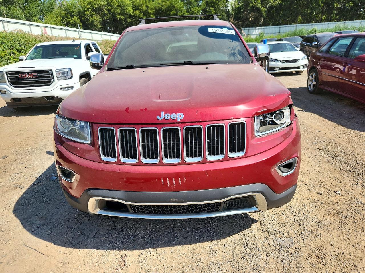 2015 Jeep Grand Cherokee Limited Red vin: 1C4RJFBG0FC662508