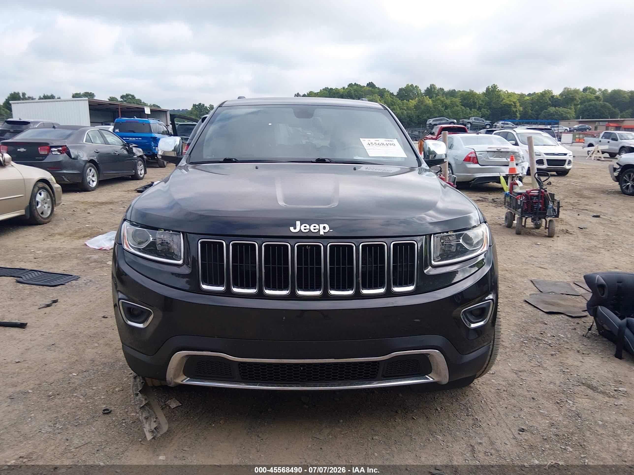 2015 Jeep Grand Cherokee Limited Black vin: 1C4RJFBG0FC682466