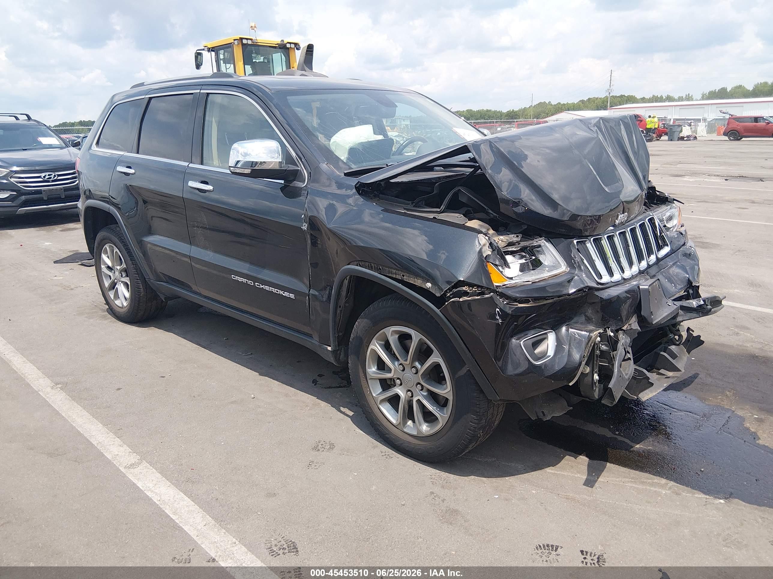 2015 Jeep Grand Cherokee Limited Black vin: 1C4RJFBG0FC706183