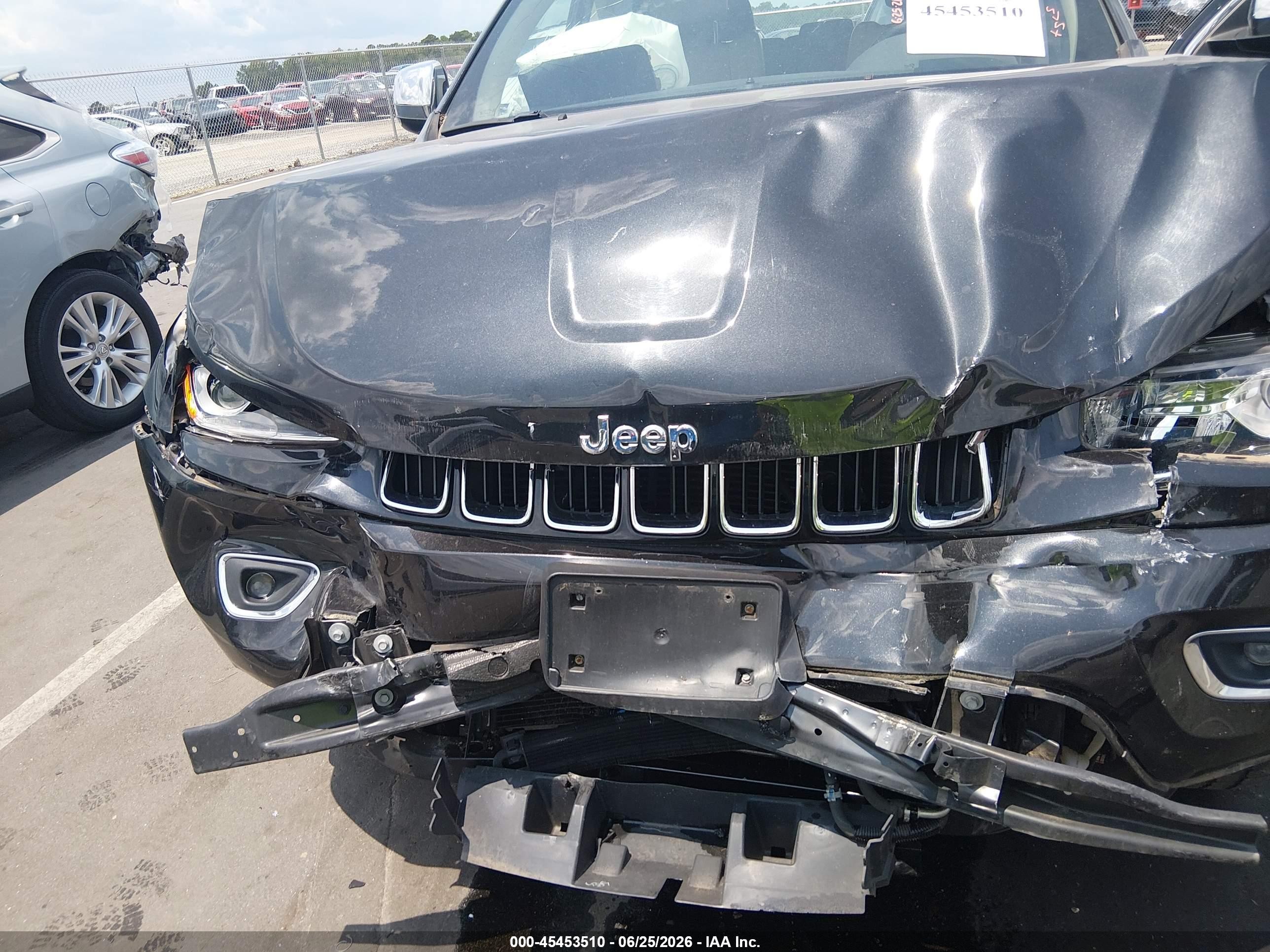 2015 Jeep Grand Cherokee Limited Черный vin: 1C4RJFBG0FC706183