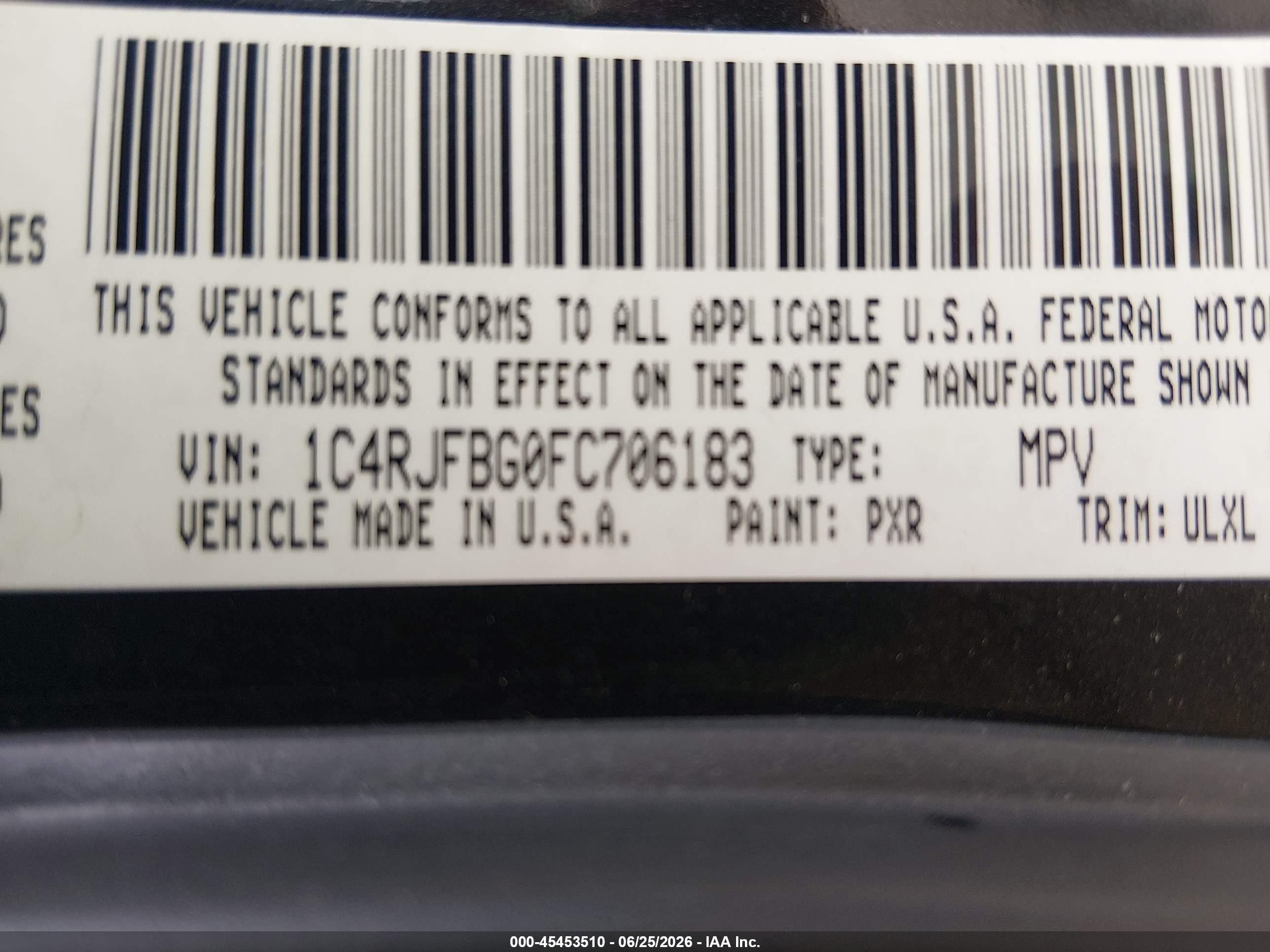 2015 Jeep Grand Cherokee Limited Черный vin: 1C4RJFBG0FC706183