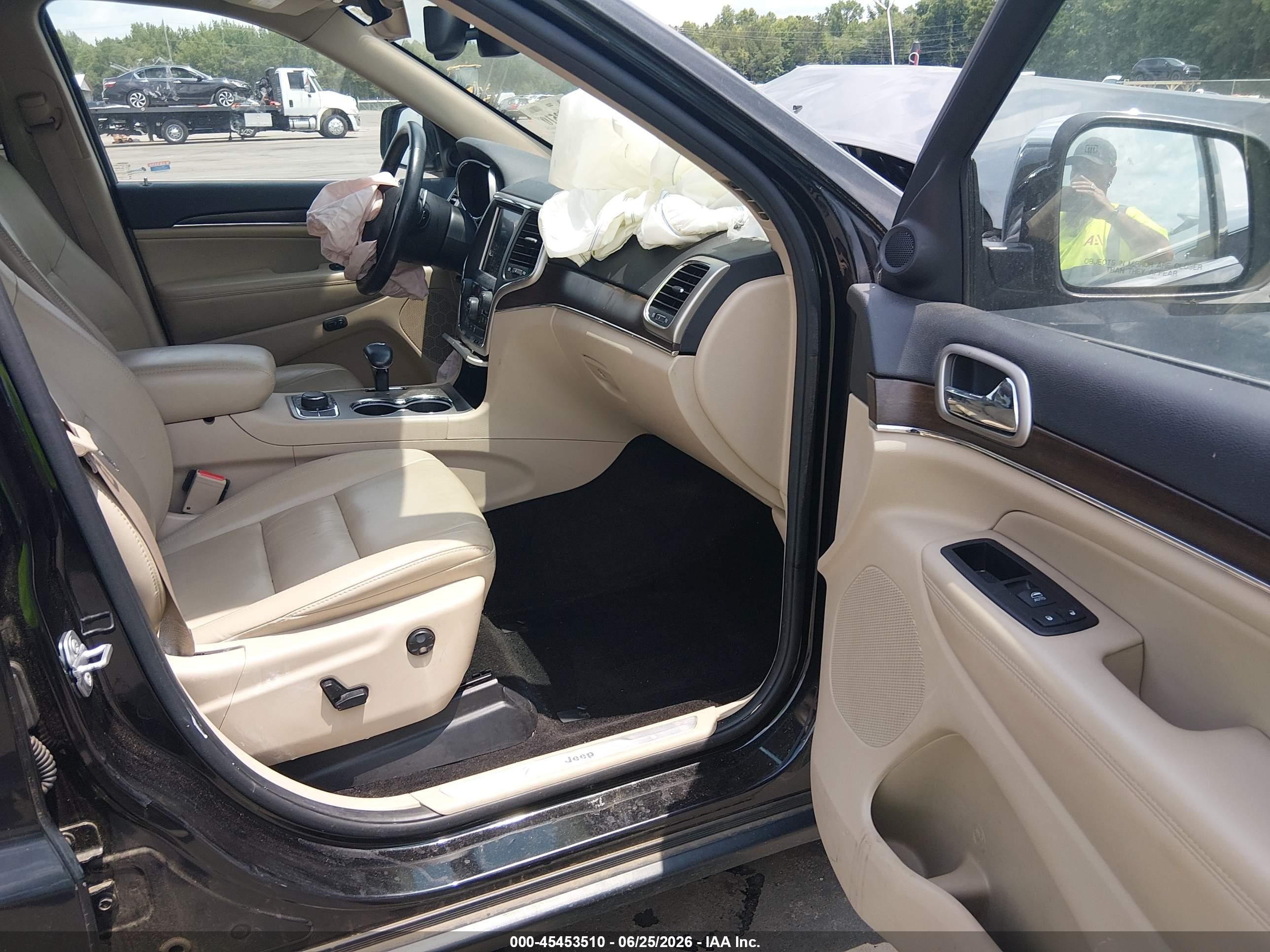 2015 Jeep Grand Cherokee Limited Черный vin: 1C4RJFBG0FC706183