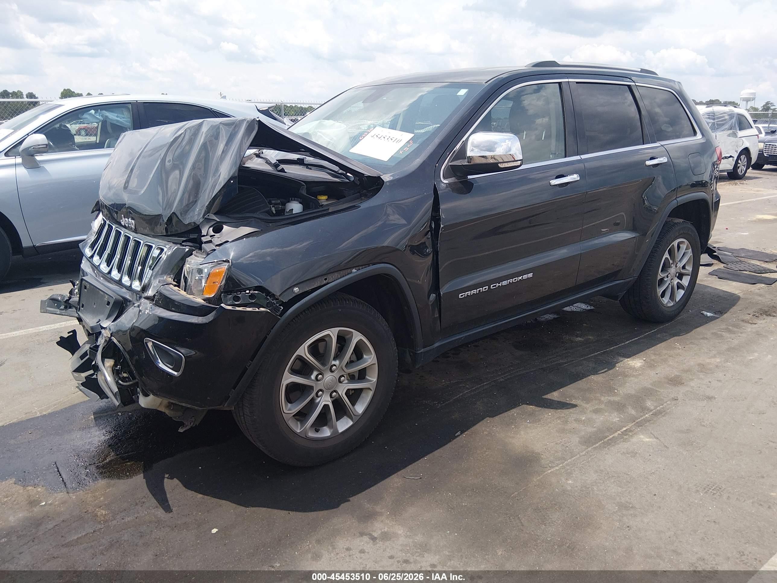 2015 Jeep Grand Cherokee Limited Черный vin: 1C4RJFBG0FC706183