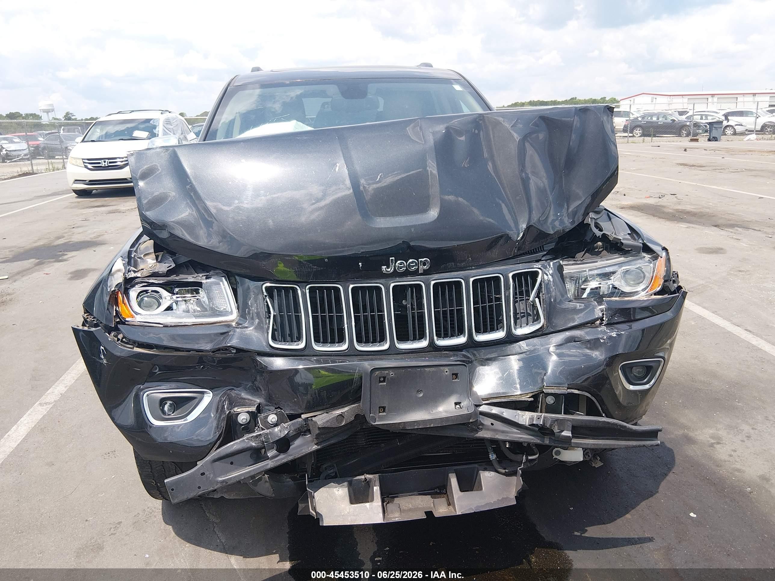 2015 Jeep Grand Cherokee Limited Черный vin: 1C4RJFBG0FC706183