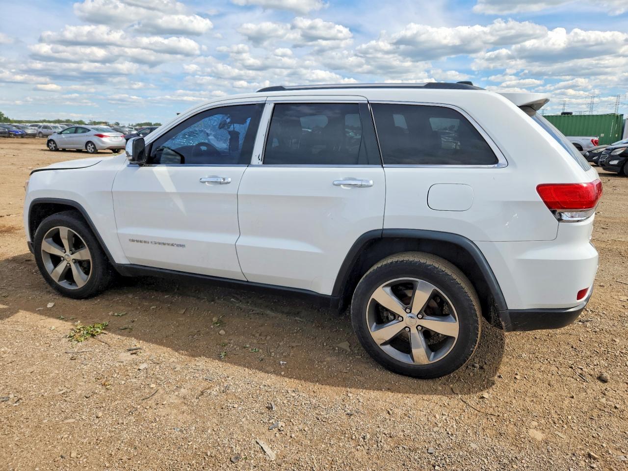 2015 Jeep Grand Cherokee Limited White vin: 1C4RJFBG0FC725008