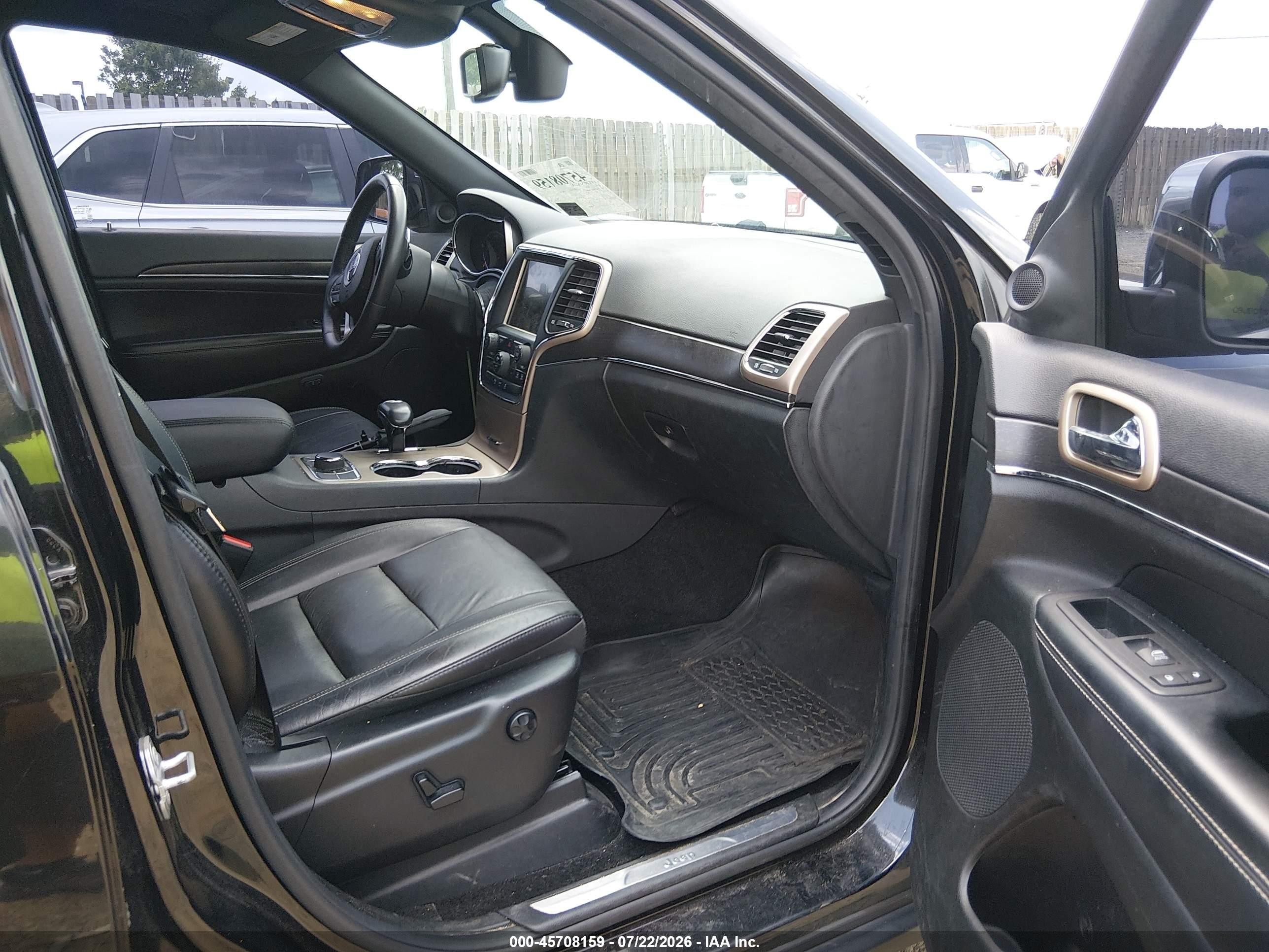2015 Jeep Grand Cherokee Limited Black vin: 1C4RJFBG0FC726854