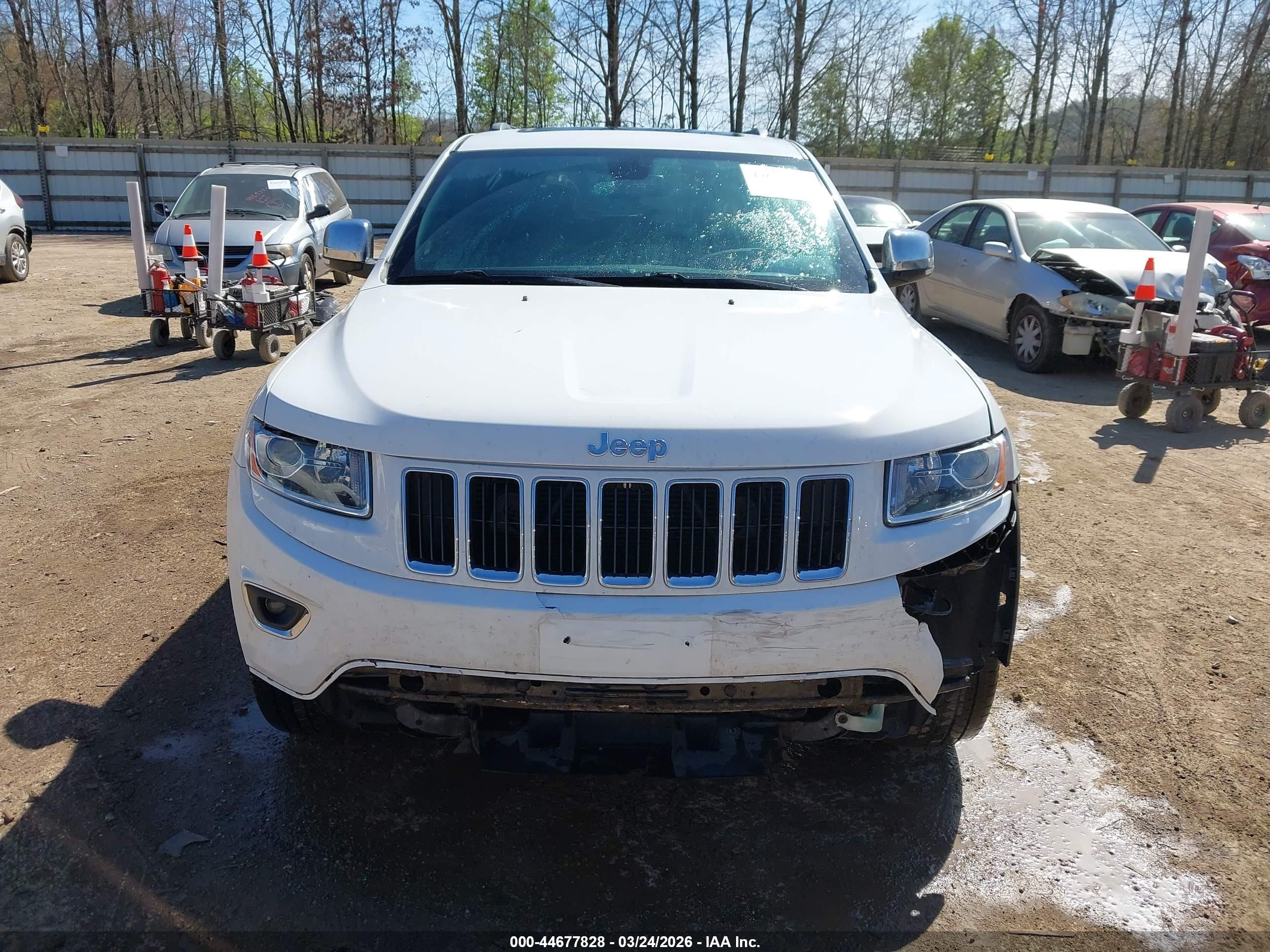 2015 Jeep Grand Cherokee Limited White vin: 1C4RJFBG0FC731682