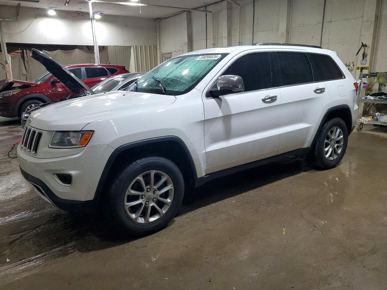 2015 Jeep Grand Cherokee Limited White vin: 1C4RJFBG0FC748000