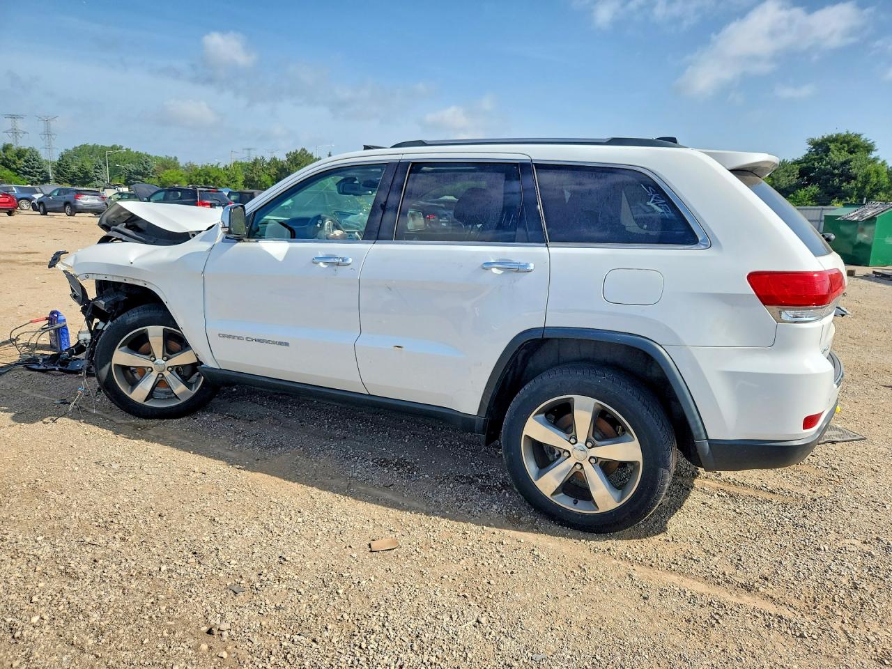 2015 Jeep Grand Cherokee Limited Белый vin: 1C4RJFBG0FC752483