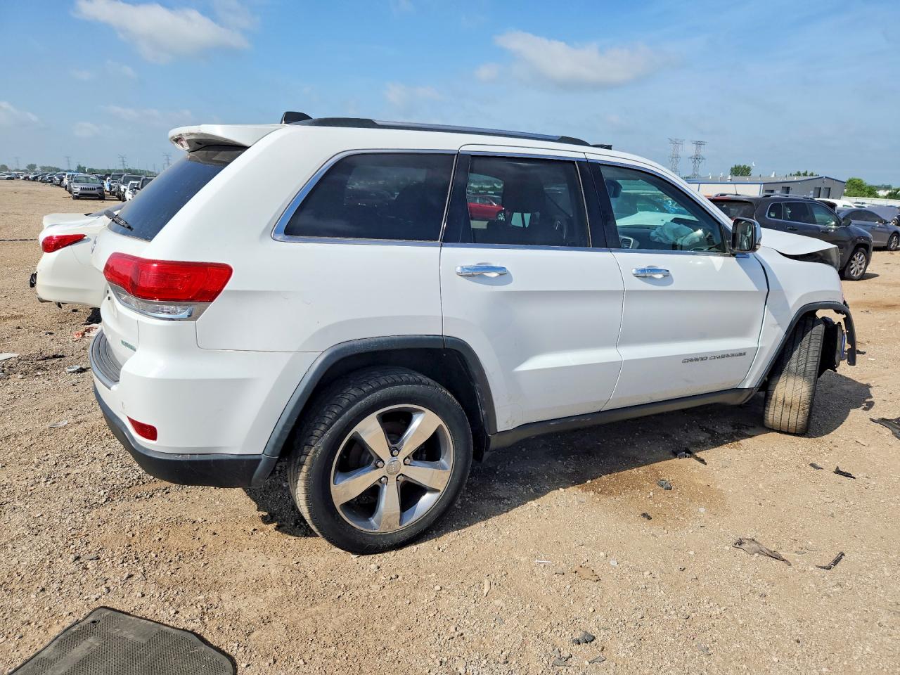 2015 Jeep Grand Cherokee Limited Белый vin: 1C4RJFBG0FC752483
