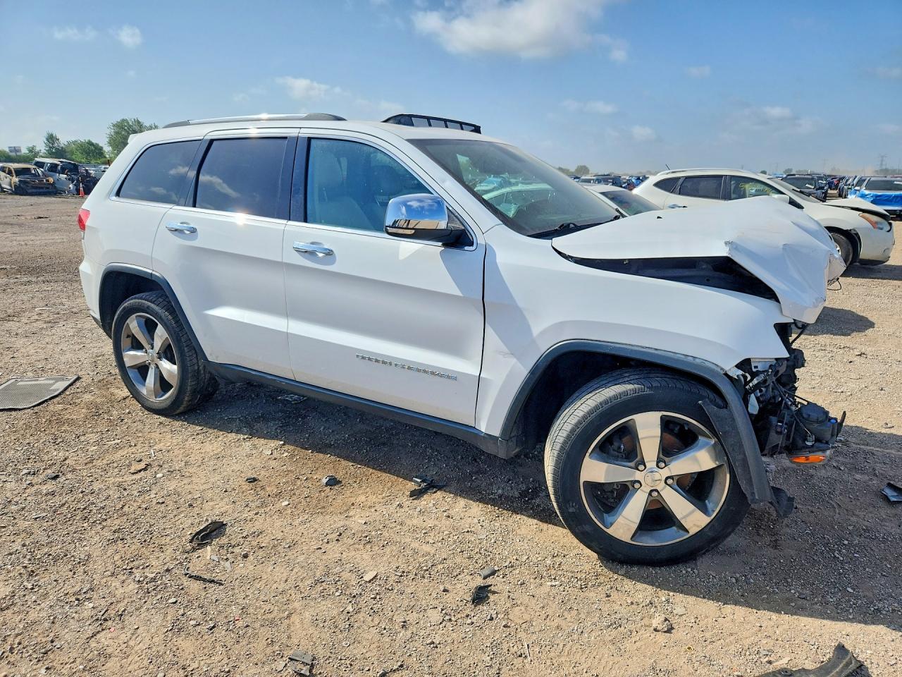 2015 Jeep Grand Cherokee Limited Белый vin: 1C4RJFBG0FC752483