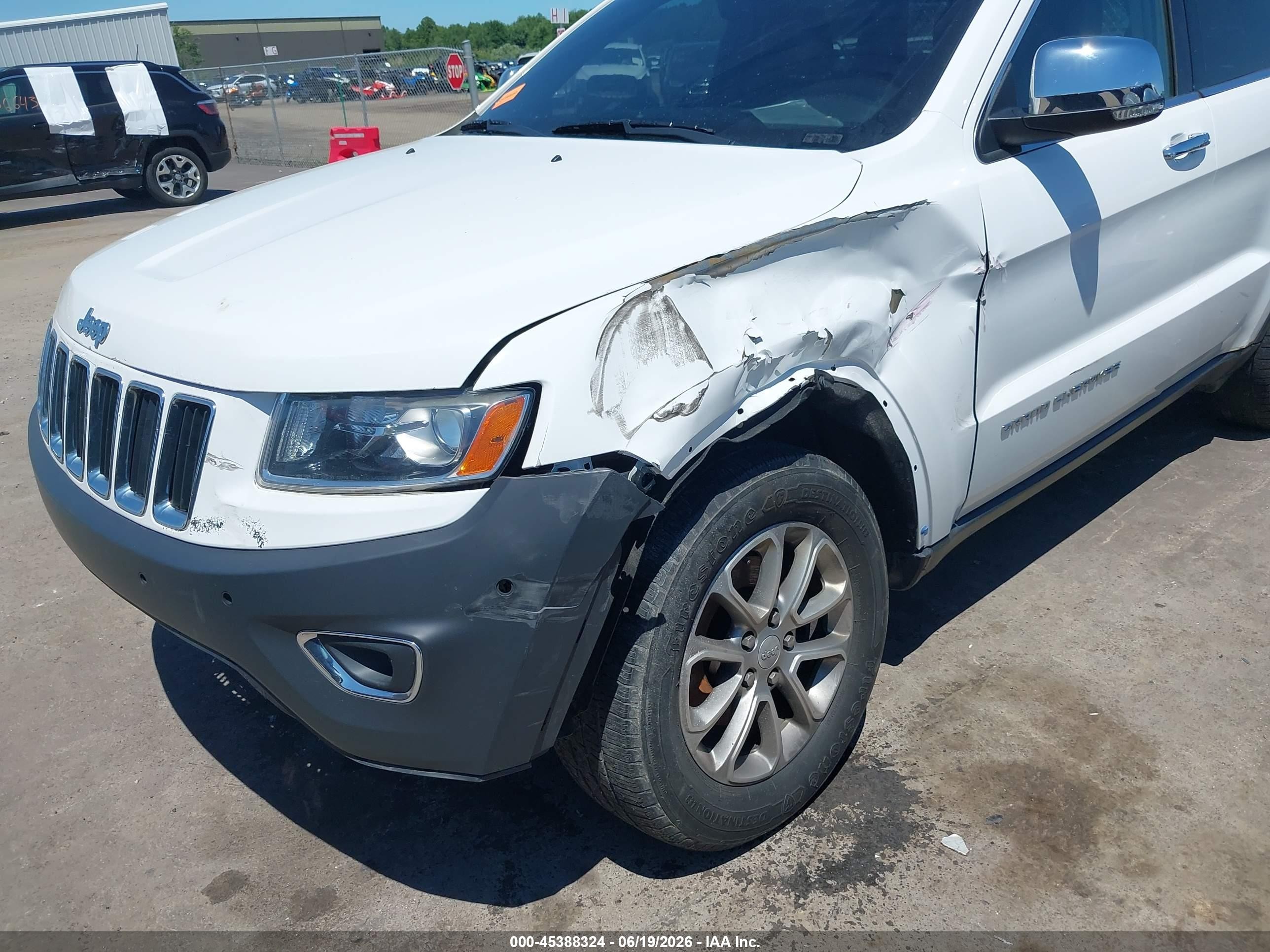 2015 Jeep Grand Cherokee Limited White vin: 1C4RJFBG0FC762849