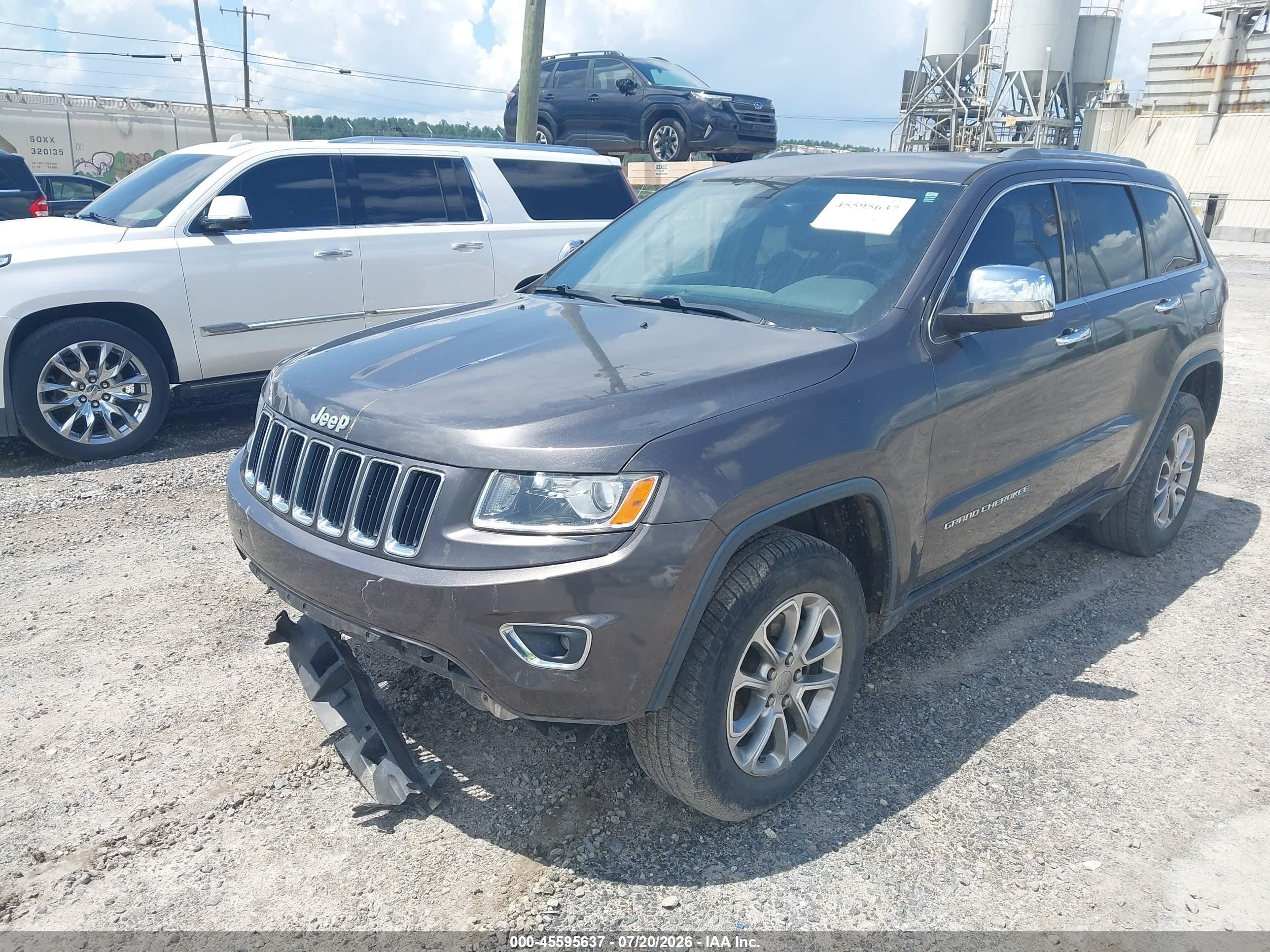 2015 Jeep Grand Cherokee Limited Gray vin: 1C4RJFBG0FC792059