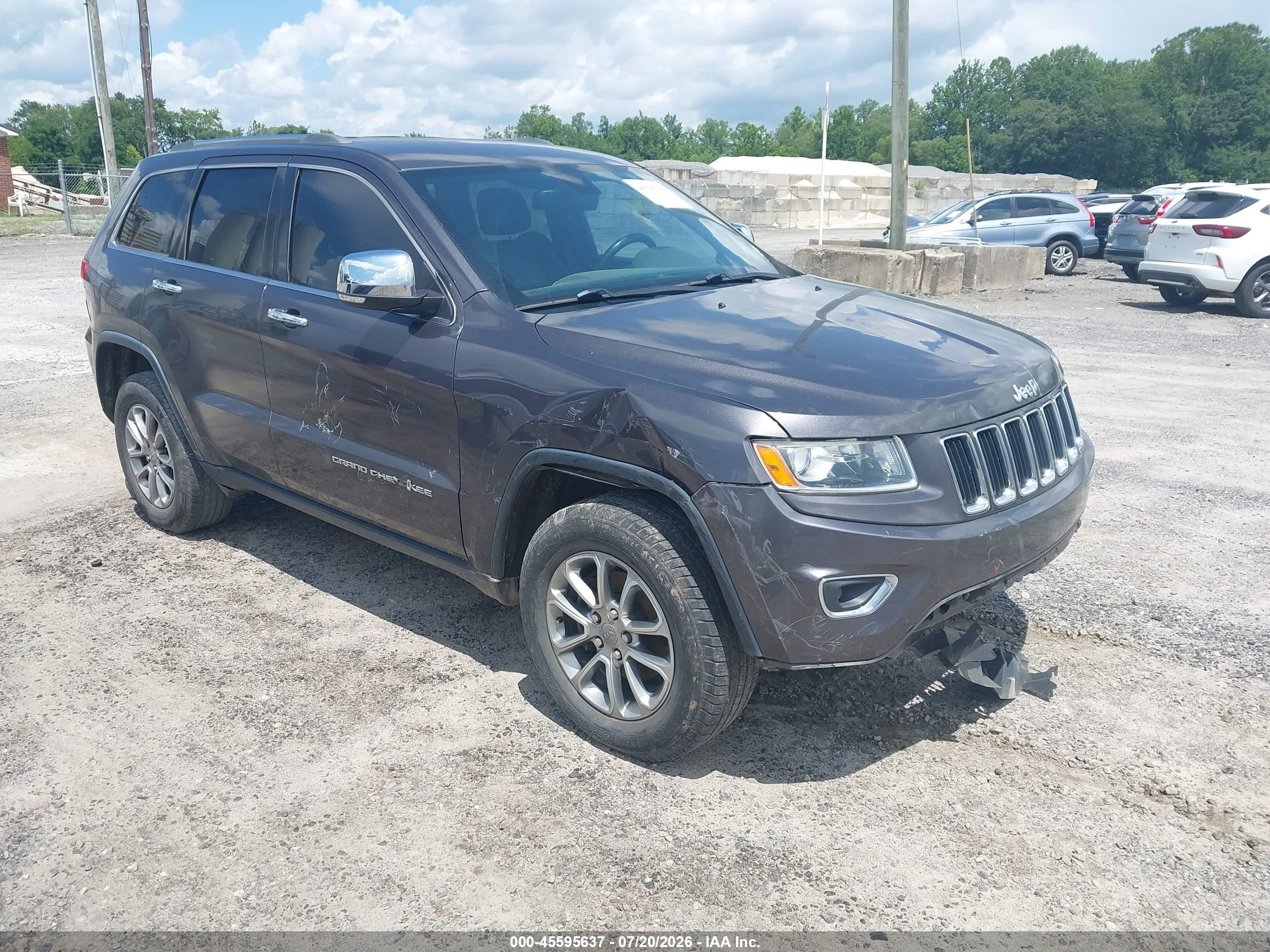 2015 Jeep Grand Cherokee Limited Gray vin: 1C4RJFBG0FC792059
