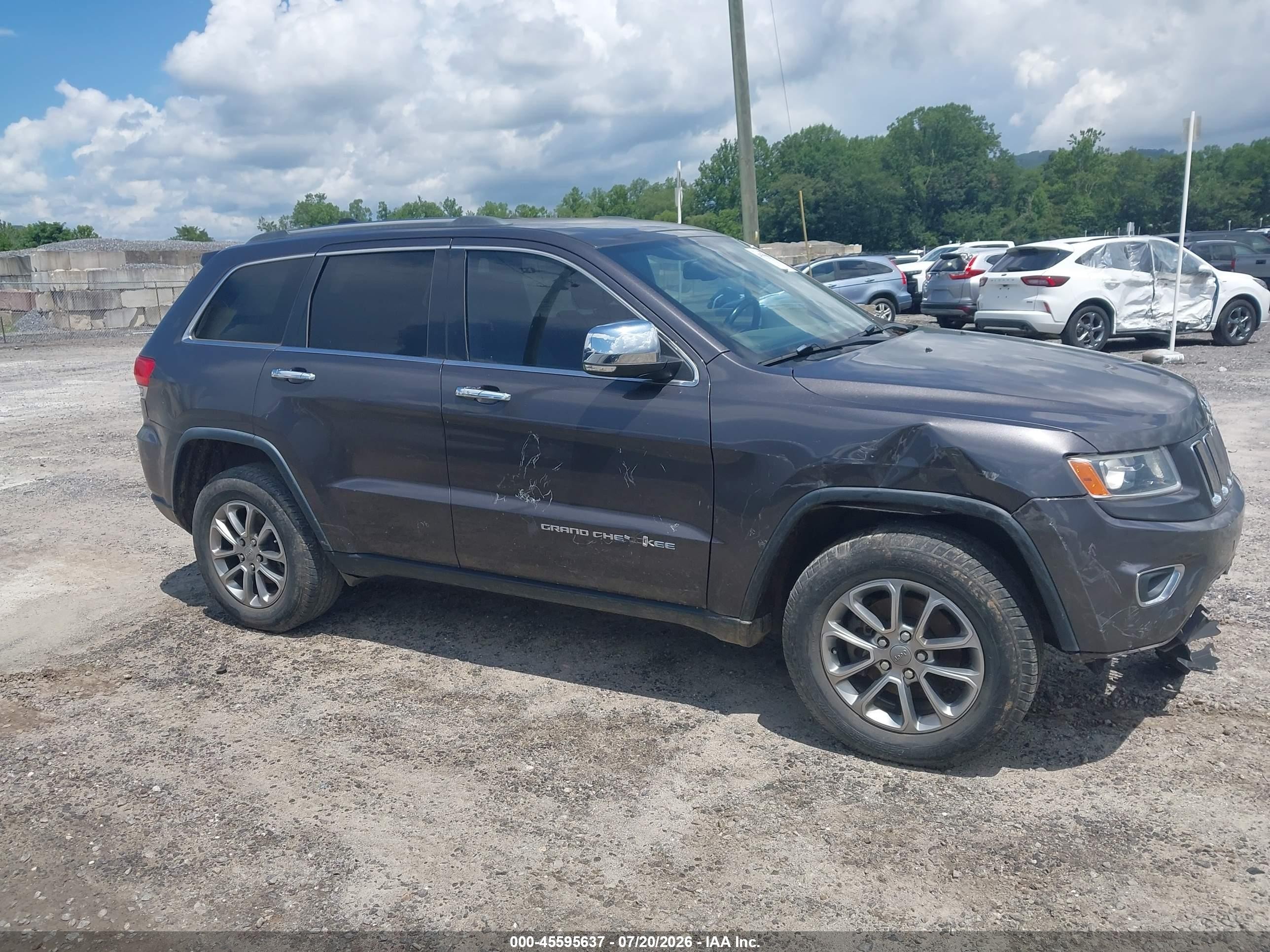 2015 Jeep Grand Cherokee Limited Gray vin: 1C4RJFBG0FC792059