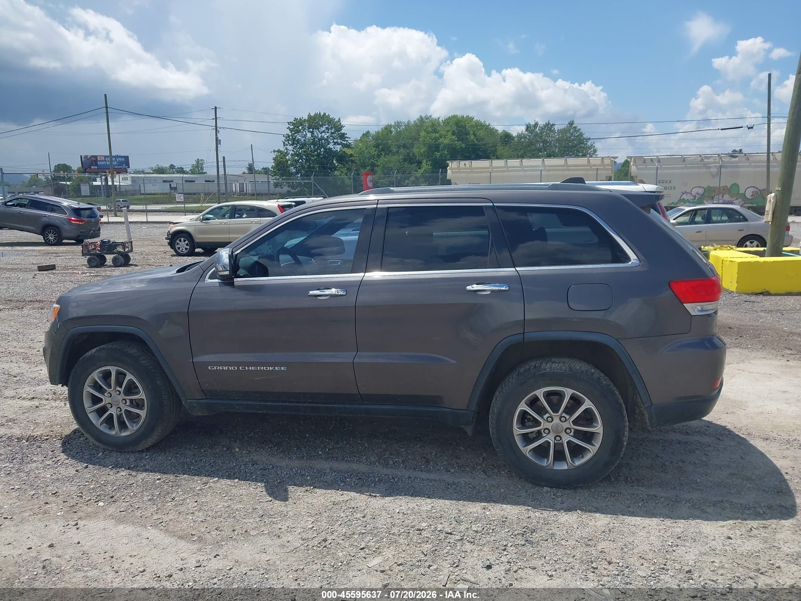 2015 Jeep Grand Cherokee Limited Gray vin: 1C4RJFBG0FC792059