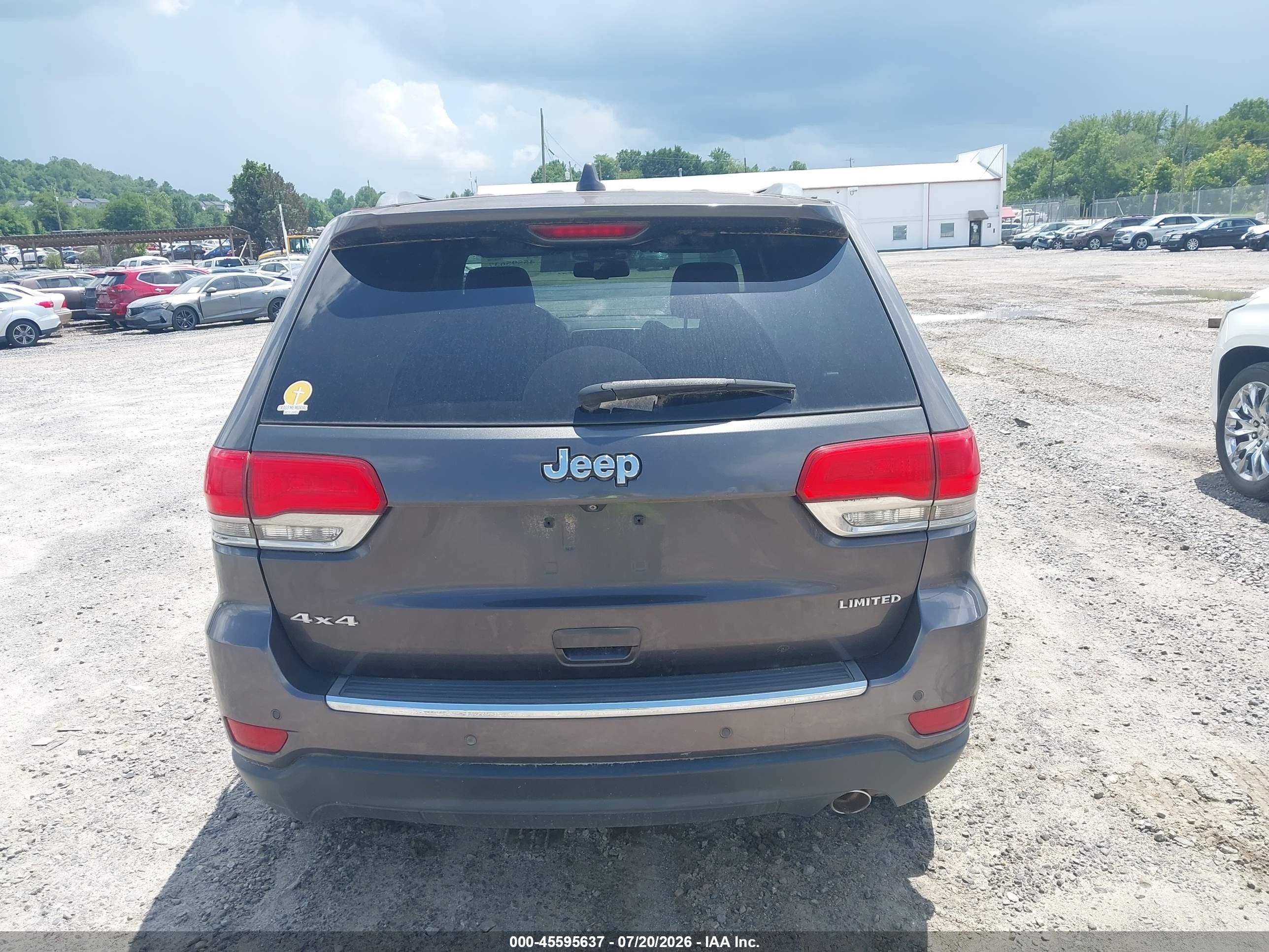 2015 Jeep Grand Cherokee Limited Gray vin: 1C4RJFBG0FC792059