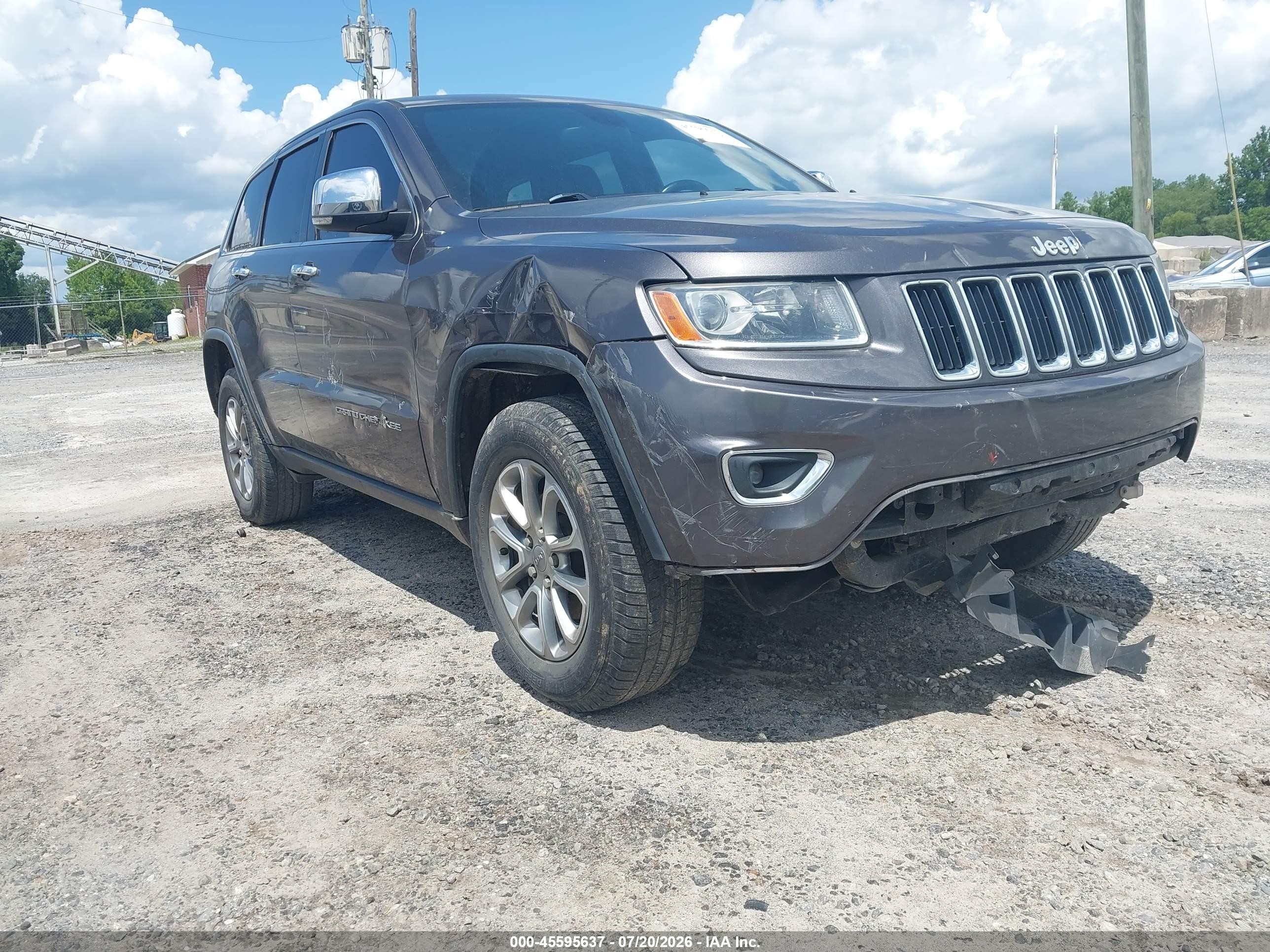 2015 Jeep Grand Cherokee Limited Gray vin: 1C4RJFBG0FC792059