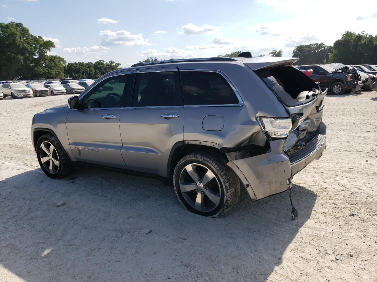 2015 Jeep Grand Cherokee Limited Silver vin: 1C4RJFBG0FC814870