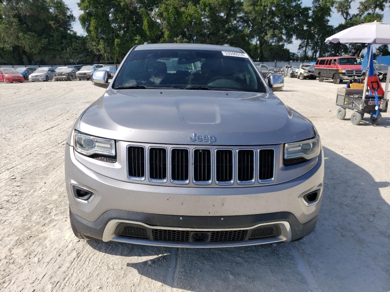 2015 Jeep Grand Cherokee Limited Silver vin: 1C4RJFBG0FC814870