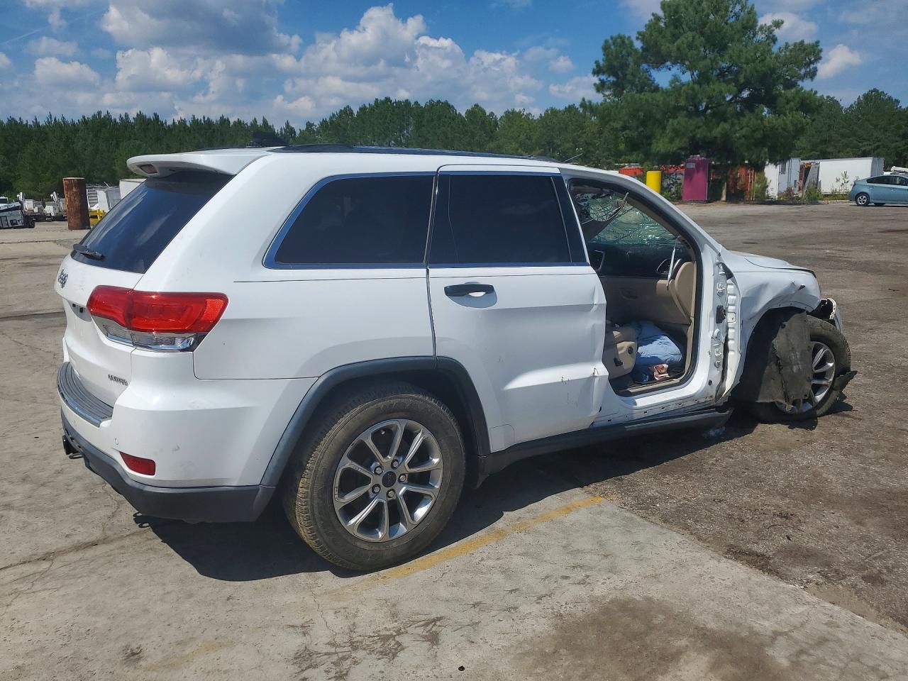 2015 Jeep Grand Cherokee Limited White vin: 1C4RJFBG0FC830373