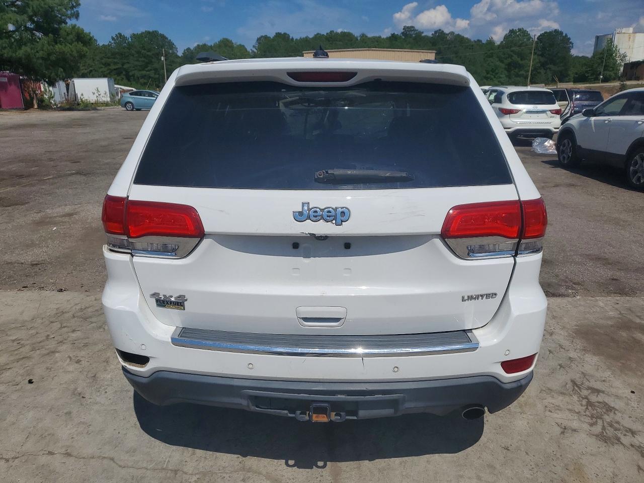 2015 Jeep Grand Cherokee Limited White vin: 1C4RJFBG0FC830373