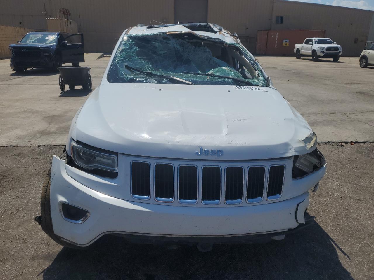2015 Jeep Grand Cherokee Limited White vin: 1C4RJFBG0FC830373