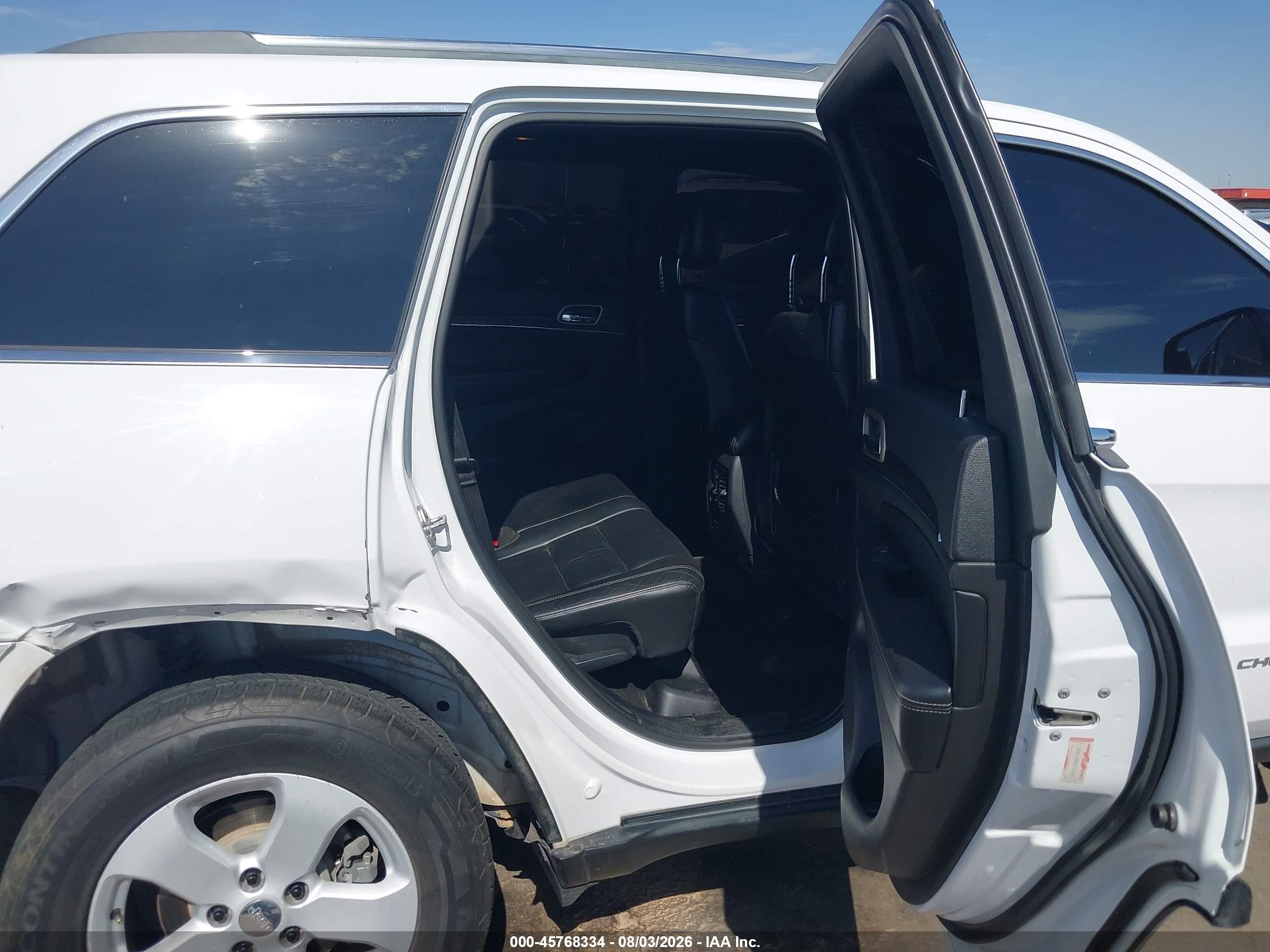 2015 Jeep Grand Cherokee Limited White vin: 1C4RJFBG0FC831815