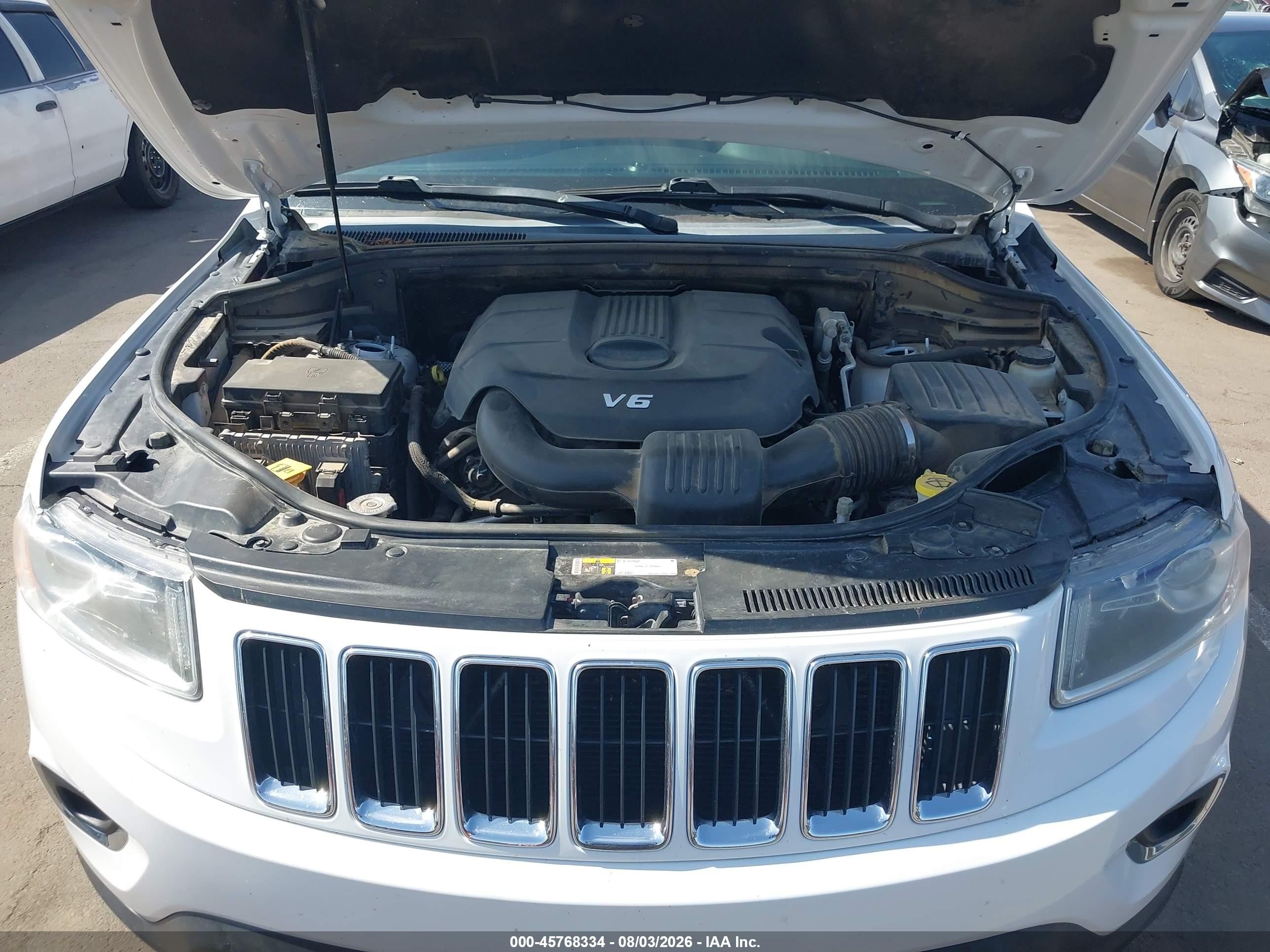 2015 Jeep Grand Cherokee Limited White vin: 1C4RJFBG0FC831815