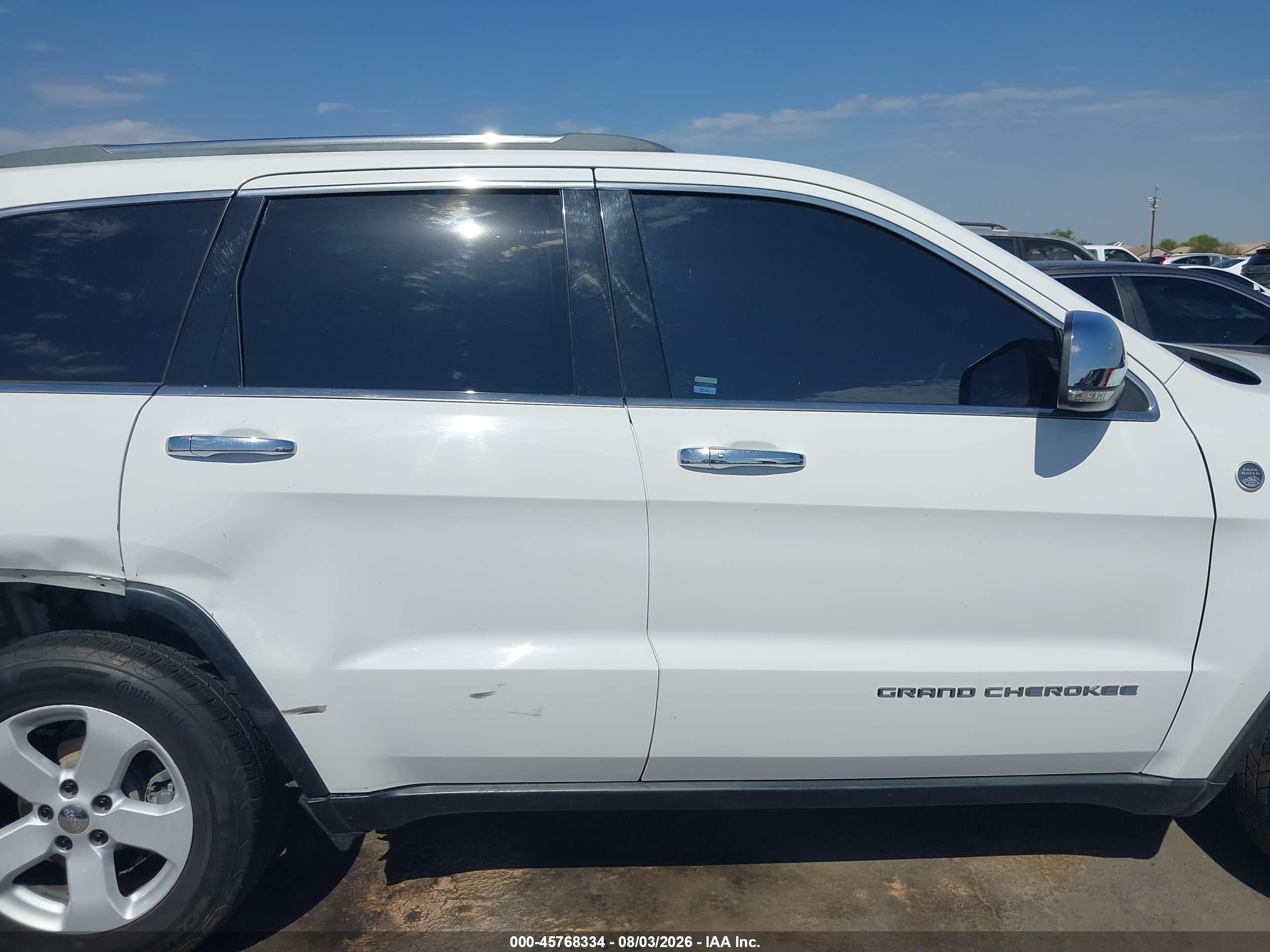 2015 Jeep Grand Cherokee Limited White vin: 1C4RJFBG0FC831815