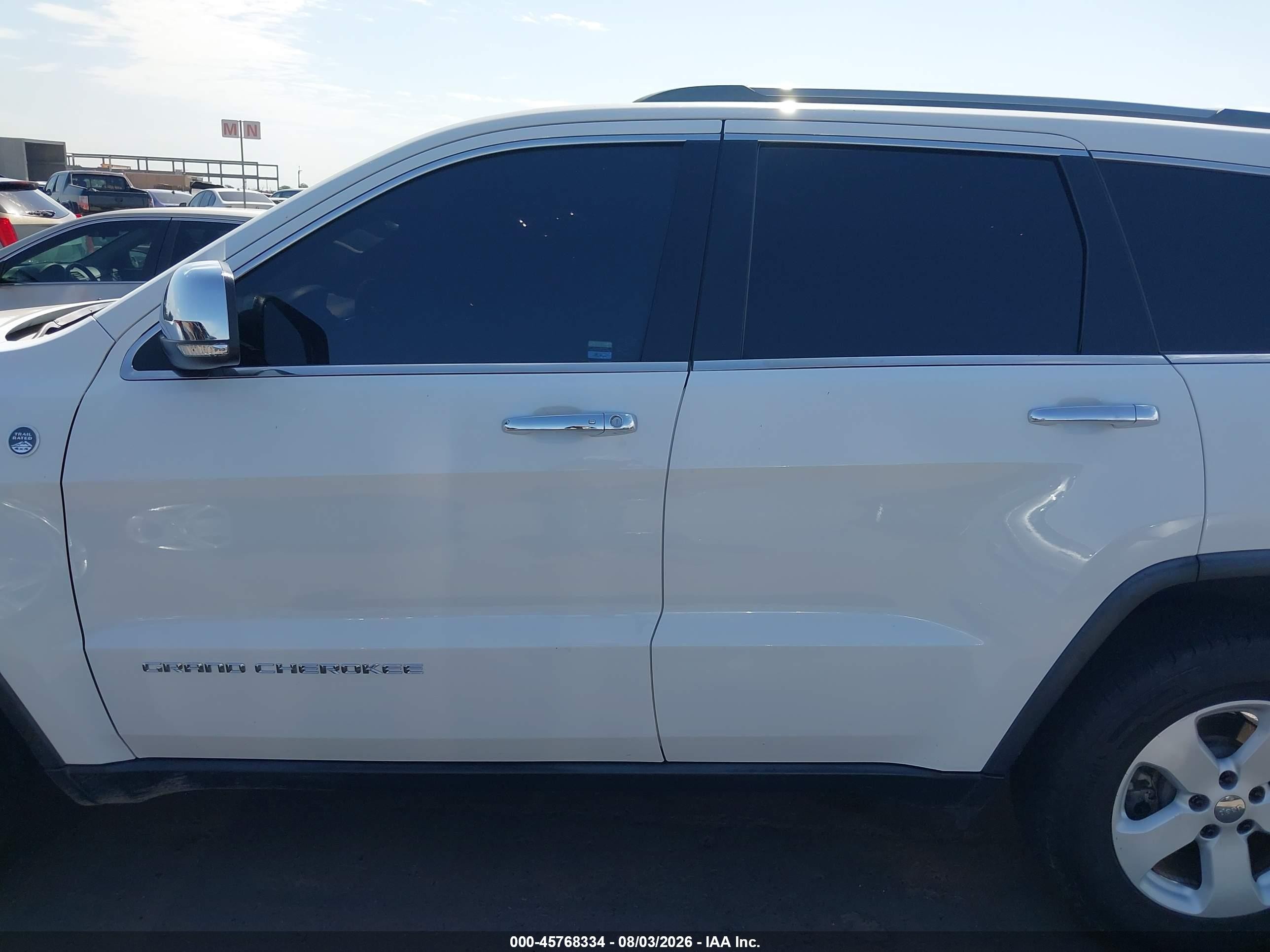 2015 Jeep Grand Cherokee Limited White vin: 1C4RJFBG0FC831815