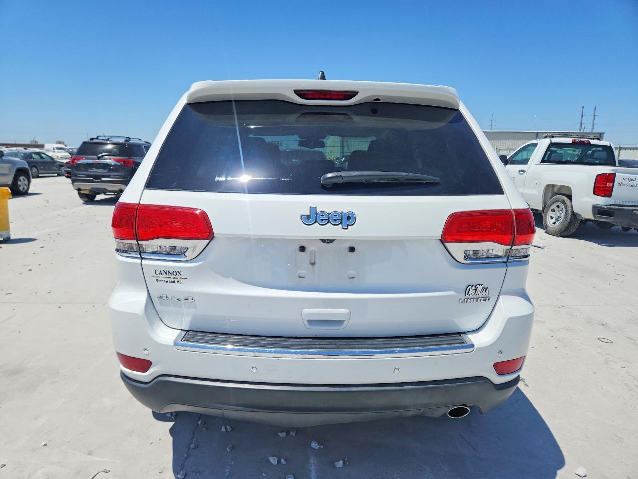2015 Jeep Grand Cherokee Limited White vin: 1C4RJFBG0FC839476