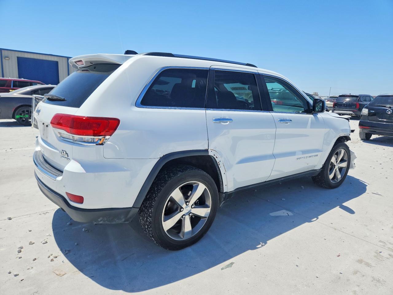 2015 Jeep Grand Cherokee Limited White vin: 1C4RJFBG0FC839476