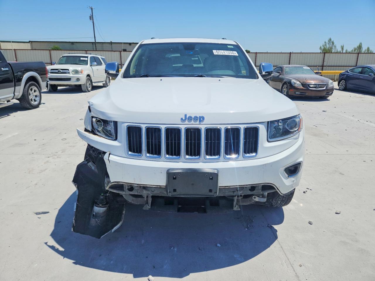 2015 Jeep Grand Cherokee Limited White vin: 1C4RJFBG0FC839476