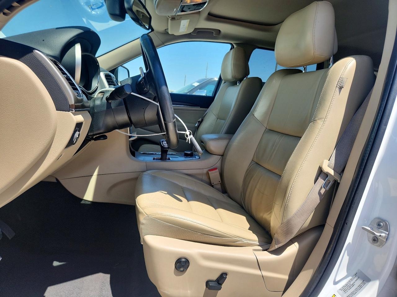 2015 Jeep Grand Cherokee Limited White vin: 1C4RJFBG0FC839476