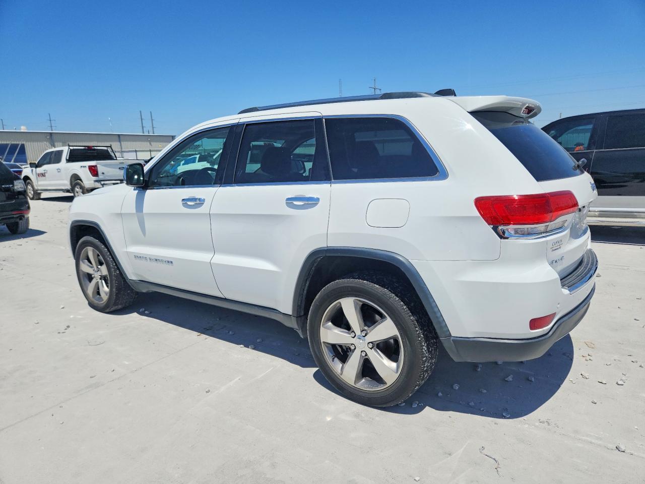 2015 Jeep Grand Cherokee Limited White vin: 1C4RJFBG0FC839476